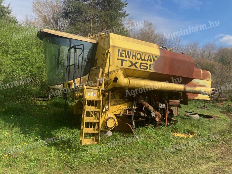 New Holland TX 66 megégett kombájn