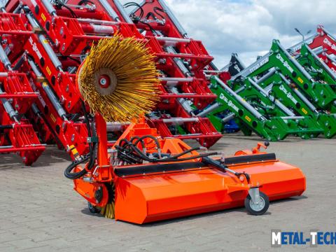 Új Metal-Technik MTS seprőgép (első függesztésre, TLT hajtással)