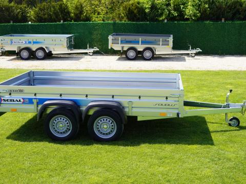 Májusi akció - új SEBAL - Solidus 300 utánfutó (300x170x35cm) forgalomba helyezve most 889.900 Ft helyett bruttó 821.000 Ft