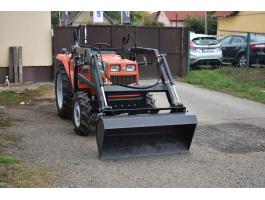 Hinomoto N239 homlokrakodóval japán kistraktor,  25 le,  4WD