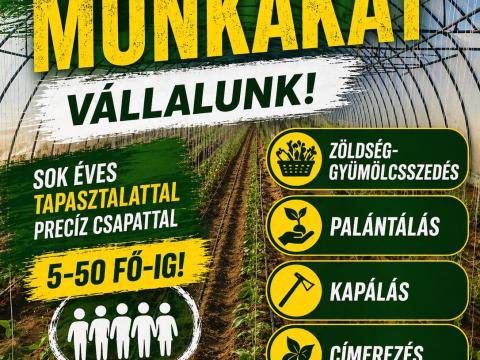 Mezőgazdasági munkákat vállalunk