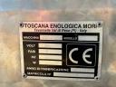 Ipari zúzó-bogyózó 8 t/óra – Toscana Enologica Mori 80 INOX, 3 fázis