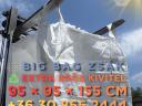 Big Bag zsák 95x95x155 - 165 cm - 100% újrahasznosított