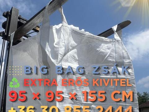 Big Bag zsák 95x95x155 - 165 cm - 100% újrahasznosított