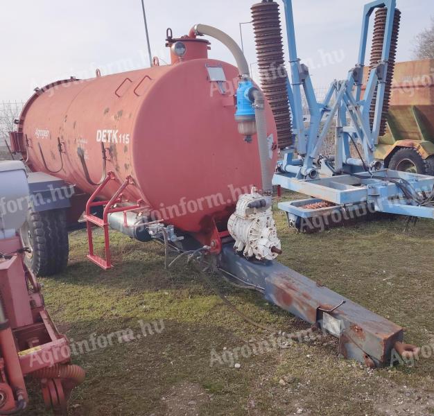Detk-115 5 m³-es szippantó üzemképes állapotban