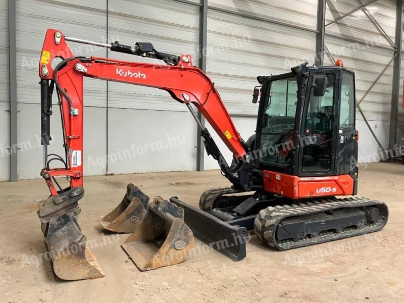Kubota U 50-5 / 2022 / 2 313 h üzemóra / Lízing 20%-tól