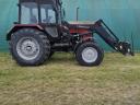 2008 MTZ 820.2 rakodóval, bálatüskével együtt eladó