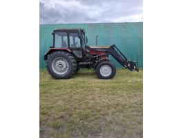 2008 MTZ 820.2 rakodóval, bálatüskével együtt eladó