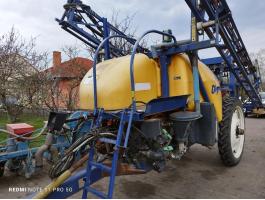 Caffini 3000 literes permetező, 18 méteres szórókerettel eladó