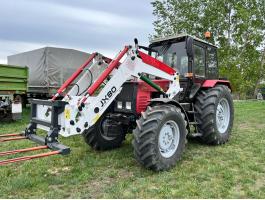 MTZ 892.2 + BlackBull JX 80 homlokrakodó 2800 üzemórával