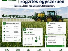 Permetezés és BBCH rögzítés egyszerűen – PNR GazdaNaplóval