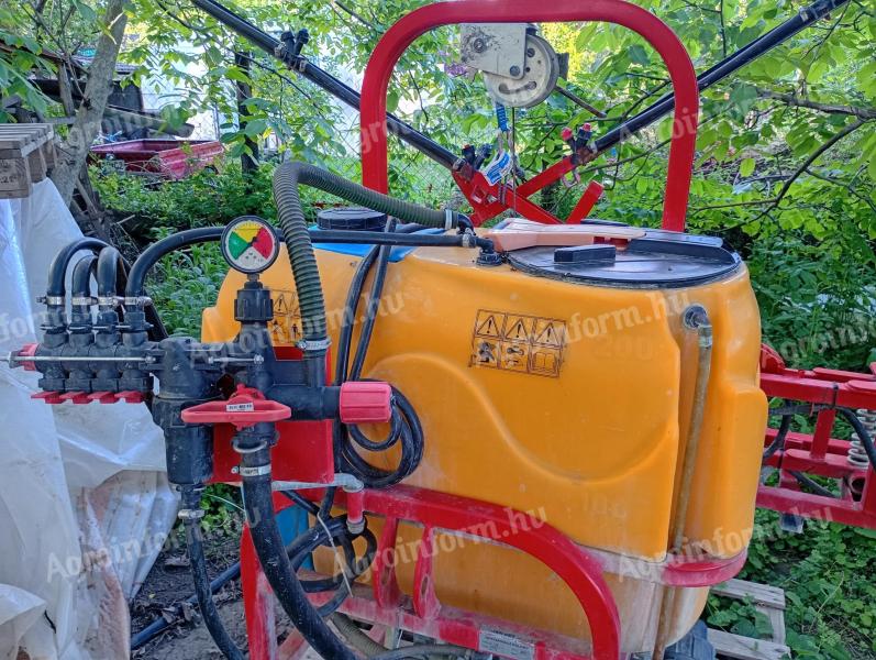 Jar-met permetező, 200 literes, 8 méteres kerettel