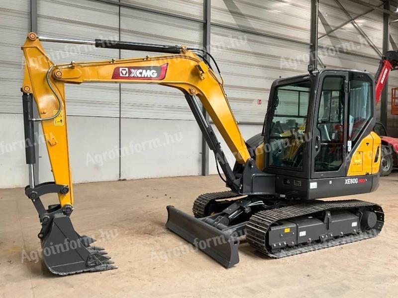 XCMG XE 60 G Pro Új Gép / 2025 / 8 üzemóra / Lízing 20%-tól