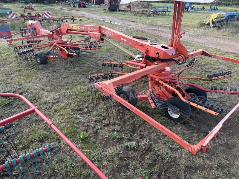 KUHN 6,5 m-es rendképző, rendsodró, rendkezelő