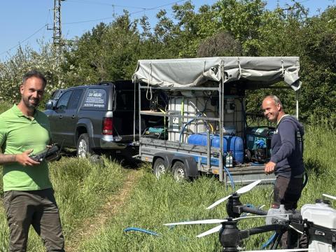 Engedélyezett drónos növényvédelem Engedélyezett drónos növényvédelem