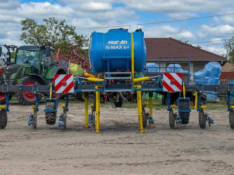 Eladó NorAn N-MAX 8+; 8 soros folyékony tápanyag-kijuttató – Megkímélt,  azonnal vihető