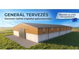 Gabonatároló tervezés - építési engedély