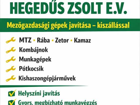 Mezőgazdasági Gépjavítás