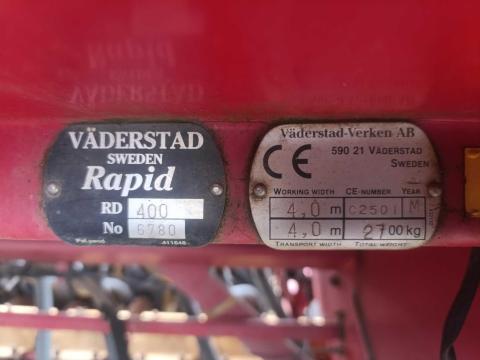 Vaderstad rapid 400xl Vaderstad rapid 400xl