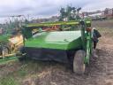 JOHN DEERE 1465 (KUHN FC 302 RG ),  3 MÉTERES VONTATOTT TÁRCSÁS FŰKASZA GUMIHENGERES SZÁRSÉRTŐVEL