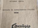 Magyar 320-as szélességű tárcsa