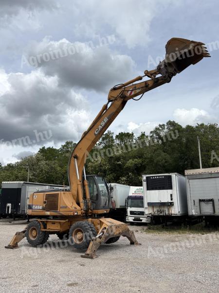 Case WX 185 gumikerekes kotró