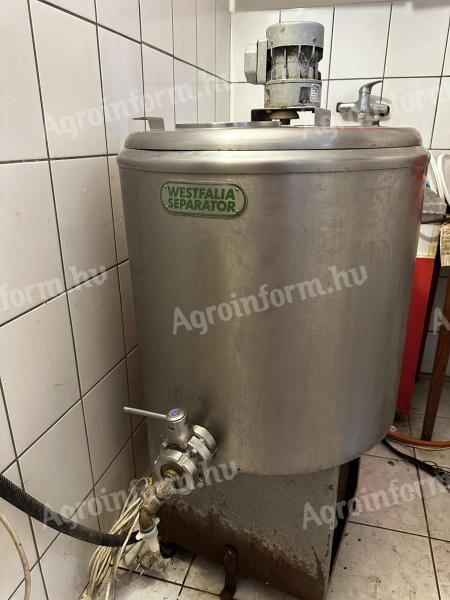 Westfalia separator 100 literes tejhűtő