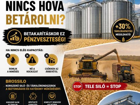 Nincs hova betárolnia a terményt?