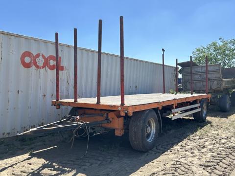 Rönkszállító fixes pótkocsi bálaszállító Rönkszállító fixes pótkocsi bálaszállító