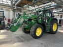 John Deere 6150M + Stoll 50.1 rakodó ajándék bálatüskével! Rugózott híd, AutoQuad, 4 pár hidr., légfék, 6+4 lámpa, Vredestein gumik. Magas, de őszinte üzemóra, alkalmi áron