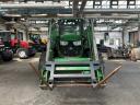 John Deere 6150M + Stoll 50.1 rakodó ajándék bálatüskével! Rugózott híd, AutoQuad, 4 pár hidr., légfék, 6+4 lámpa, Vredestein gumik. Magas, de őszinte üzemóra, alkalmi áron