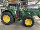 John Deere 6150M + Stoll 50.1 rakodó ajándék bálatüskével! Rugózott híd, AutoQuad, 4 pár hidr., légfék, 6+4 lámpa, Vredestein gumik. Magas, de őszinte üzemóra, alkalmi áron