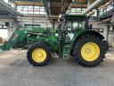 John Deere 6150M + Stoll 50.1 rakodó ajándék bálatüskével! Rugózott híd, AutoQuad, 4 pár hidr., légfék, 6+4 lámpa, Vredestein gumik. Magas, de őszinte üzemóra, alkalmi áron