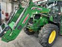 John Deere 6150M + Stoll 50.1 rakodó ajándék bálatüskével! Rugózott híd, AutoQuad, 4 pár hidr., légfék, 6+4 lámpa, Vredestein gumik. Magas, de őszinte üzemóra, alkalmi áron
