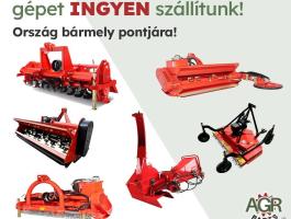 Agrizan munkagépek ingyenes szállítással! Szárzúzók, talajmarók, fűkaszák az Agrokeritől