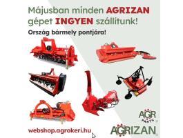 Agrizan munkagépek ingyenes szállítással! Szárzúzók, talajmarók, fűkaszák az Agrokeritől