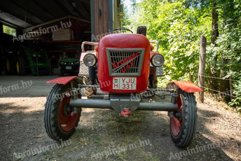 Krasser csörlős veterán traktor U4V 1956