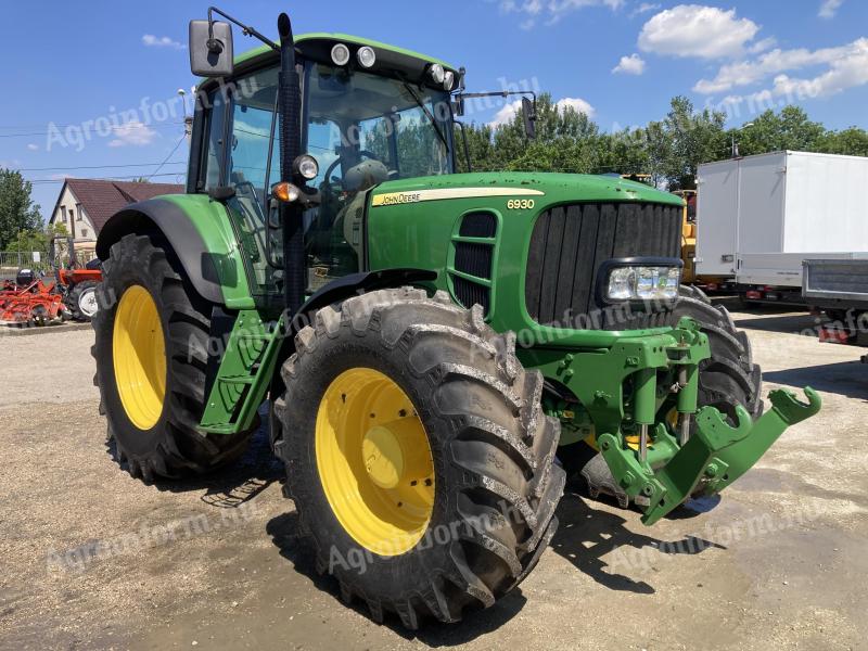 John Deere 6930 Premium, 182 lóerő, új gumik, átmenőfék, vizsgáztatható