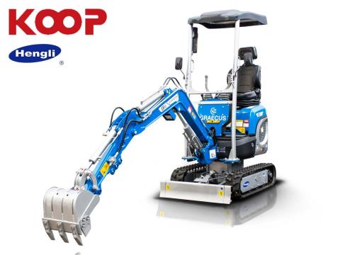 Graecus EB10 XL Minikotró Graecus EB10 XL Minikotró