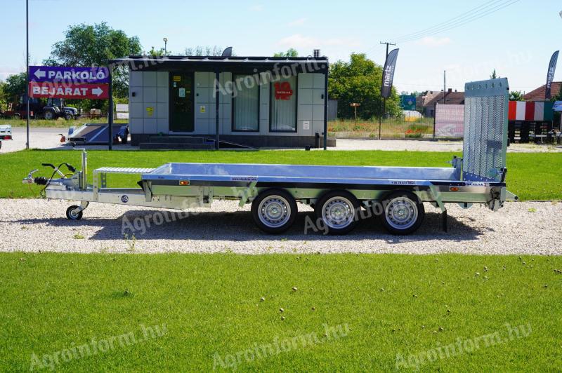 Új SEBAL - Bau 400 extra erős gépszállító utánfutó (3500kg) akciósan 2.790.000 Ft - Országos kiszállítással