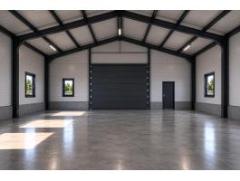 180 m2-ws úJ csarnok eladó