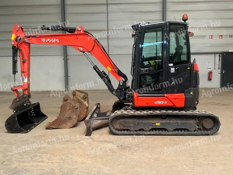 Kubota U 50-5 / 2022 / 1 843 üzemóra / Lízing 20%-tól