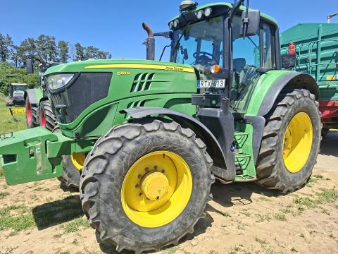 John Deere 6155M traktor + Topcon + művelőkerék John Deere 6155M traktor + Topcon + művelőkerék