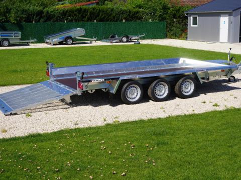 Új SEBAL - Bau 400 gépszállító utánfutó (3500kg) akciósan 2.790.000 Ft - országos kiszállítással