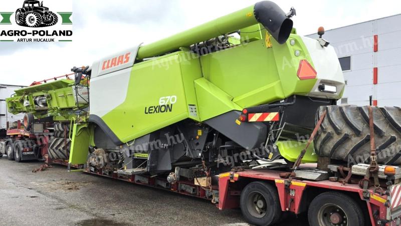 Claas Lexion 670 - 2014 - 1874 h - Vario 750