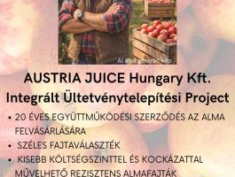 Telepítési lehetőség az Austria Juice Hungary Kft.-nél