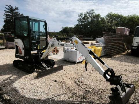 Bobcat E19 minikotró