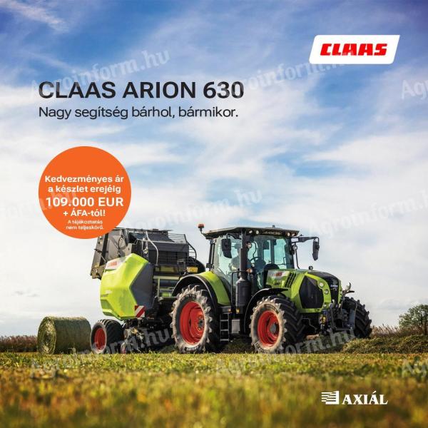 CLAAS ARION 630 traktor