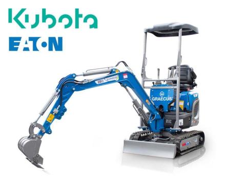 Graecus EB 12 Boom Minikotró Graecus EB 12 Boom Minikotró