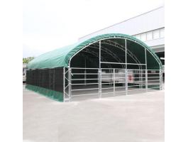 Állattartó sátor (8 × 8 × 4 m) – kompakt, gazdaságos megoldás